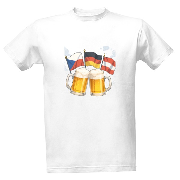 Tričko s potiskem A+CZ+D